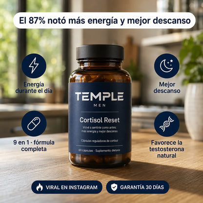 TempleMen® Volvé a sentirte como antes: más energía y mejor descanso.