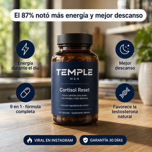 TempleMen® Volvé a sentirte como antes: más energía y mejor descanso.