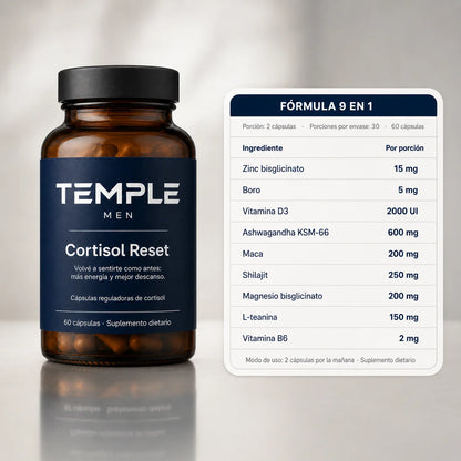 TempleMen® Cortisol Reset.