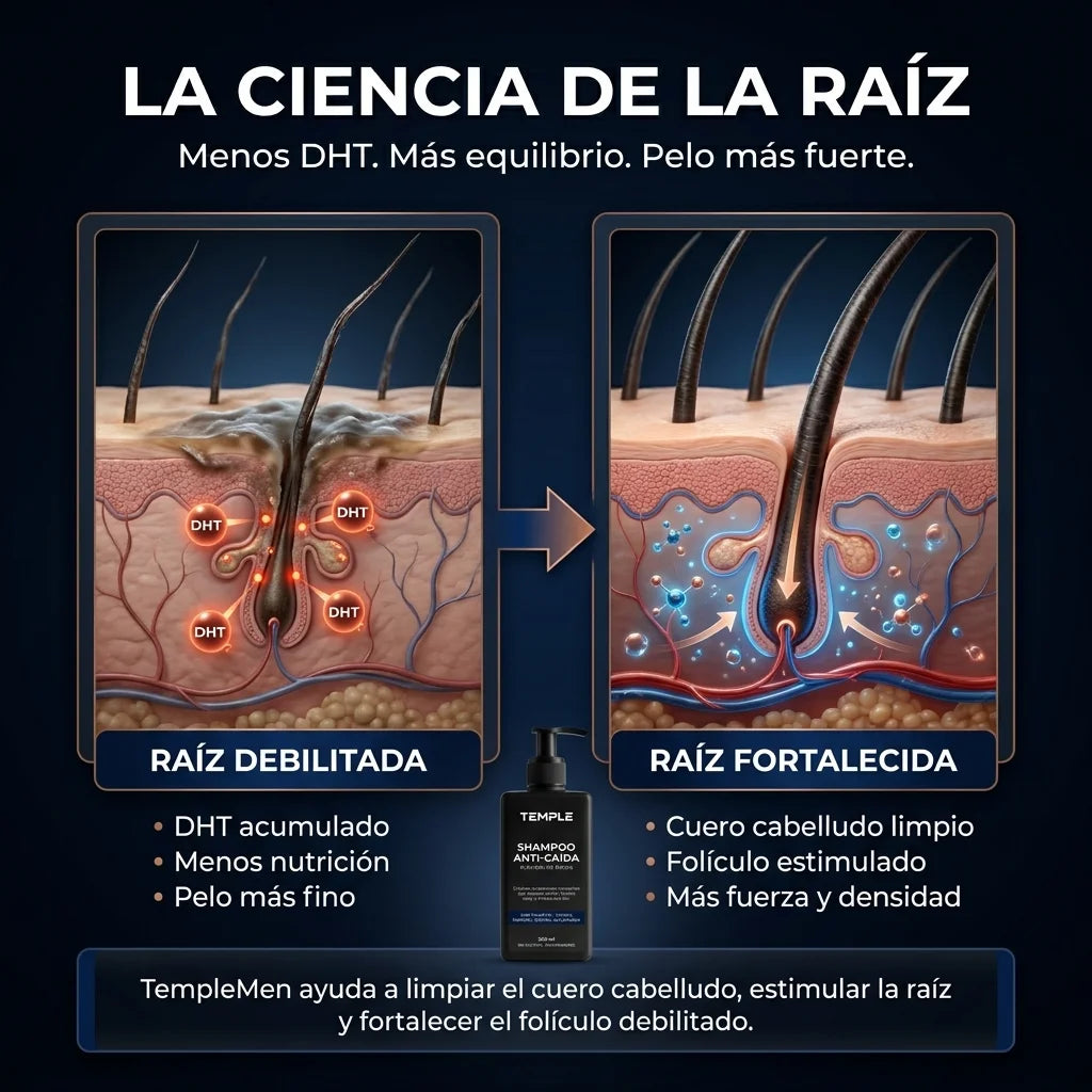 Shampoo Anti-Caída · Activador de Raíces