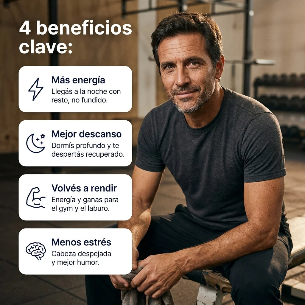 TempleMen® Volvé a sentirte como antes: más energía y mejor descanso.