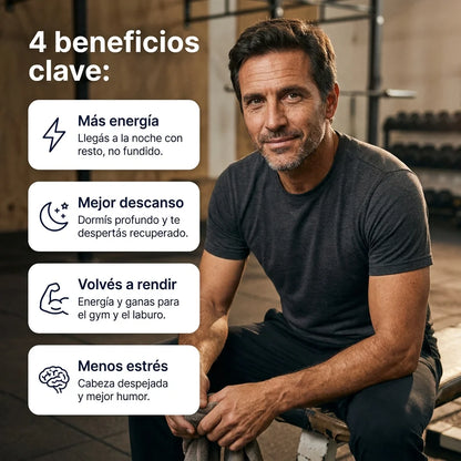TempleMen® Volvé a sentirte como antes: más energía y mejor descanso.
