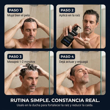 Shampoo Anti-Caída · Activador de Raíces